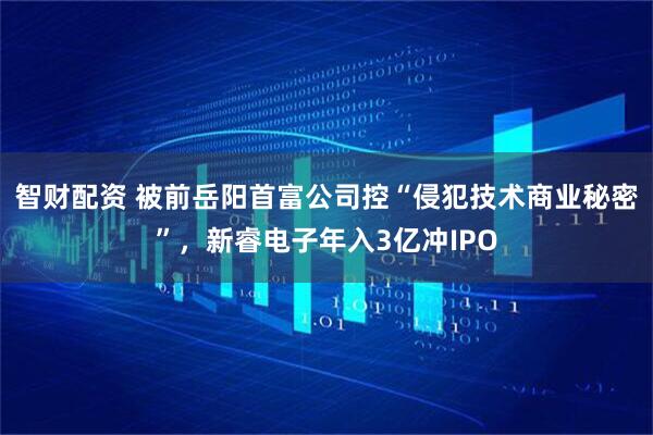 智财配资 被前岳阳首富公司控“侵犯技术商业秘密”，新睿电子年入3亿冲IPO